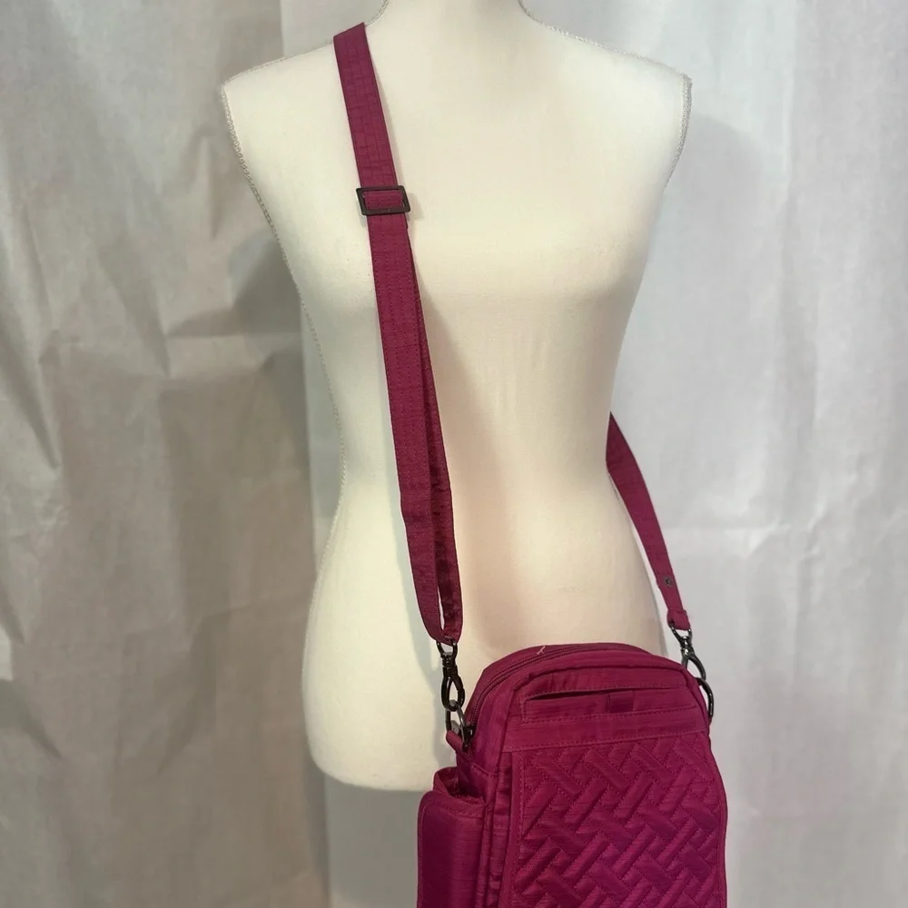 Lug Magenta Crossbody Bag